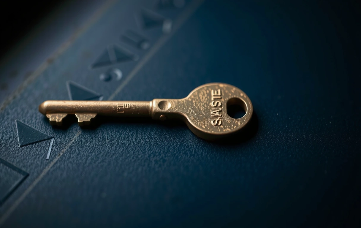 Ilustrační snímek klíče k datům